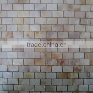 Natural Color China River Mother of Pearl Mosaic With Brick Pattern for Interior Wall thumbnail-1