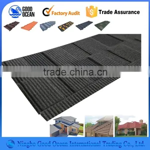High Tempreture Resistant Stone Coated Metal Roof Tile thumbnail-1