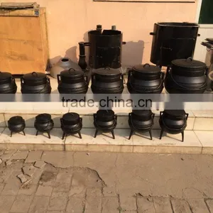 Cast Iron Black African Three Legged Potjie Pot thumbnail-5
