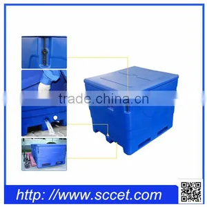 Rotational Molding Insulated Storage Bin for Fish, Fish Saving Container thumbnail-3
