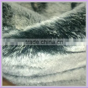 100% Acrylic Artificial Knitted Fur Fabric Flame Retardent Quilted Qulit Mattress Fabric for Cloth & Home Textile Accessory thumbnail-4