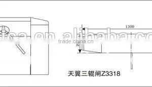 Fujica High Quality and Affordable Price Tripod Turnstile for Bi-direction thumbnail-5