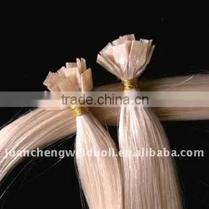 Top Quality Flat Tip Hair/hot Sale Pre-bonded Hair Extenison thumbnail-1