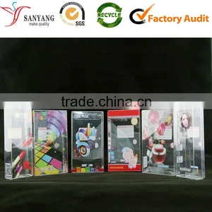 Clear PVC/PP Packaging Box Electrical Transparent PVC Box for Gift Cosmetic Electronics thumbnail-2