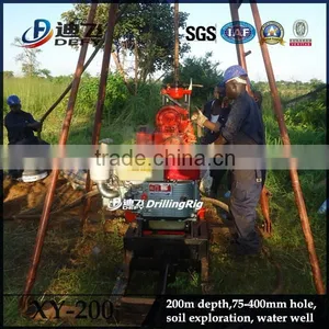 China Supplier of XY-200 Soil Drilling Rig, SPT Equipment Drilling Machine thumbnail-1