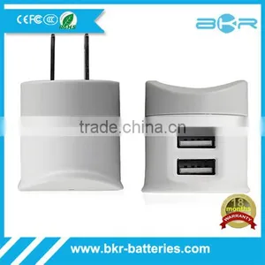 Custom Phone Charger With Dual Usb Charger 5V/2.4A/1A Output thumbnail-4
