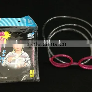 Glasses Plastic Drinking Straws thumbnail-1