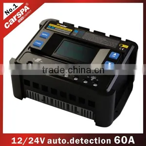 Pwm Solar Charge Controller 60A for off Gird Solar System With Lcd Display 12/24v Automatic Detective -ENS12/24-60D thumbnail-1
