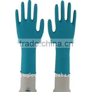 12'' 5.5mil Teal Examination Nitrile Glove, Powder Free thumbnail-1