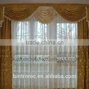 Bintronic White Aluminum Alloy Screw Rod Driven Tracks Curtain Motorized Systems thumbnail-3