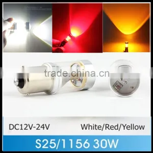 1156 BA15S P21w 30W C REE LED Bulb 360-Degree Shine Driving Lamp Bulb Auto Car Brake Back-Up Sourcing Light White/Red/Yellow thumbnail-1