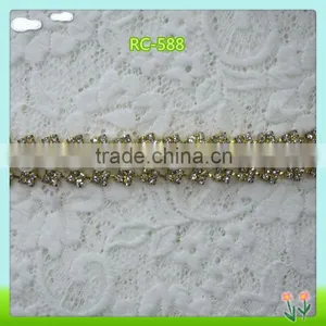 2015 Fashion Decorative Rhinestone Chain for Headband thumbnail-1
