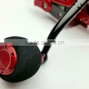 High Quality Fishing Tackle Spinning Reel With Red Aluminium Spool Fishing Reel thumbnail-5
