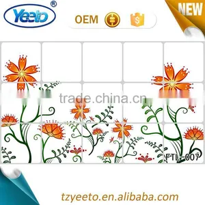 2015 Decorative Wall Clock Sticker,aluminum Engraved Sticker Label,skirting Tile thumbnail-1