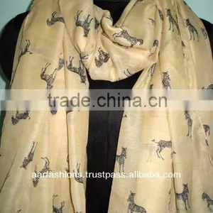 COTTON PRINTED SCARF 2014 thumbnail-1
