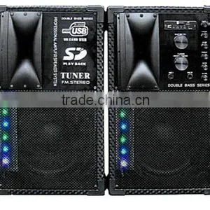2.0 Power Amplifiers Portable Wooden Active Speaker With Strong Subwoofer thumbnail-4
