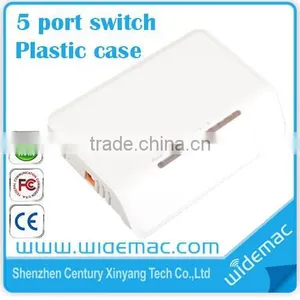 Cheapest Mini 5 Port 10/100M Desktop Ethernet Switch With Plastic Case (WD-1005P) thumbnail-1
