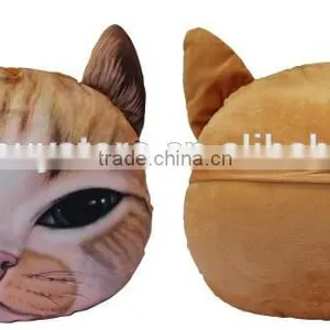 Home Chair Pillow Car Cushion Cover Cat Shape Pillow Cover Cartoon Seat Cushion Cover thumbnail-3