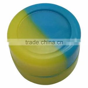 Colorful Silicone Insert Healthy Silicone Wax Jar With Lid Silicone Dab Wax Container Jars Small Silicone Container thumbnail-1