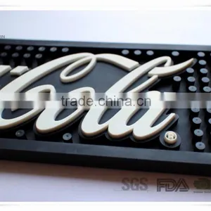 Promotional OEM Branded High Quality PVC Rubber Bar Mat thumbnail-2
