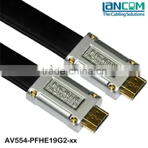 1.4V 1080P 3D High Speed Flat HDMI Cable With Metal Plug thumbnail-1