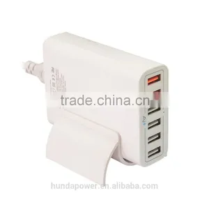 6 Ports USB qc 2.0 Quick Charger and Intelligent Smart Charger for Mobile Phone thumbnail-1