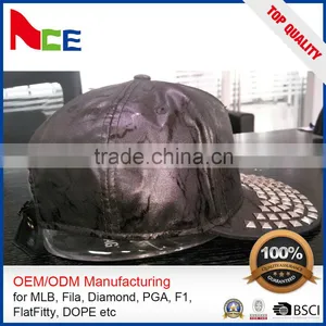 Design Custom Five Panel Flat Brim Customize Plain Snapback Hats thumbnail-3