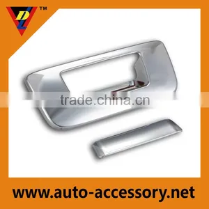 Chrome Tailgate Cover GMC Sierra Parts thumbnail-1