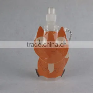 Cartoon Shape Water Bottle/ Plastic Foldable Water Bottle/BPA Free Water Bottle thumbnail-1