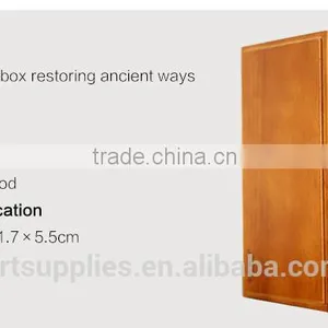 Vintage Wooden Box Artistical Multifunction Pencil Box Jewelry Case for Gift thumbnail-3