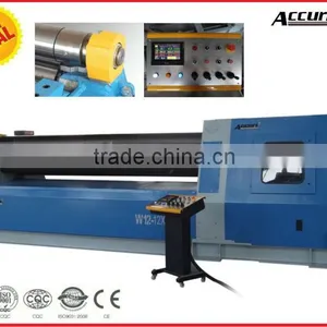 W12-40*3500 CNC Touch Screen Hydraulic Plate Sheet Rolling Bendr Machine With PLC thumbnail-1