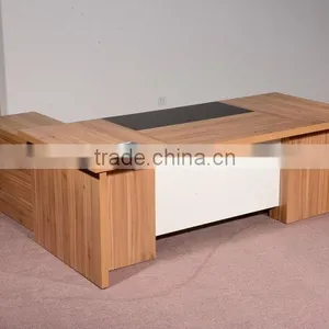 HC-M006 Walnut Color Modern Executive Wooden Office Desk thumbnail-1