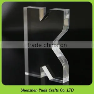 High Grade Shaped Laser Cutting Letters Hanging Outdoor Acrylic Logo Block thumbnail-1