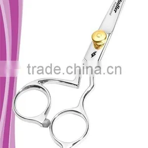 Bunte Breccie Hair Styling Shear 5.5 Inch Fix Finger Rest Adjustable Gold Tension Dial Mirror Finish thumbnail-1