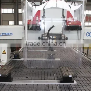Drilling Hole 1325 CNC Router Machine Wood Carving Machine With Three Heads thumbnail-6