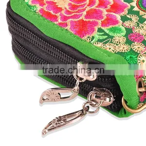China Enthnic Style Embroidery Purse Woman Money Clip thumbnail-5