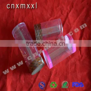 Clear Plastic PVC Round Box One Colour Printed Plastic Storage Bins for LED Bulbs thumbnail-2
