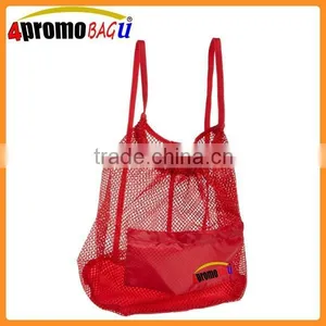 Promotional Cheap Drawstring Mesh Backpack Bags for 2015 thumbnail-3