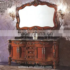 Banjo Bathroom Furniture for Dark Wood Vanity Units as Kitchen Cabinets WTS308 thumbnail-1