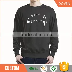Plain Dyed OEM Black Wholesale Hoodie Sweatshirts thumbnail-4