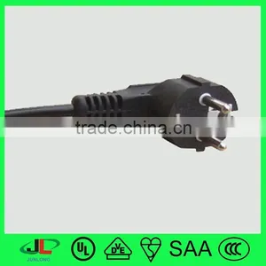 EU Schuko Plug France 2 Pin End Type With VDE AC Electric Cable thumbnail-2