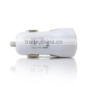 Fast Charging Mini Dual USB Car Charger for Mobile Phone thumbnail-3