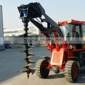 Cheap Farm Tractors Wheel Loader Oj-16 With Auger thumbnail-5