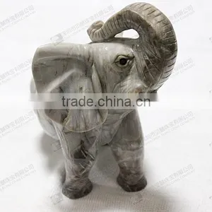 Hand Carved Elephants,stone Elephant Sculpture thumbnail-2