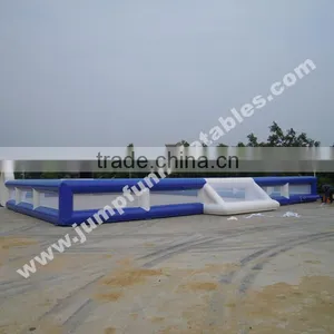 Human Football Pitch Large Size Custom-made Inflatable Soccer Picth for Football Bubble Games thumbnail-1