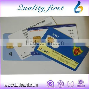 LBD PVC Printing Card Contact Smart IC Card 86x54mm Chip SLE4442 thumbnail-2