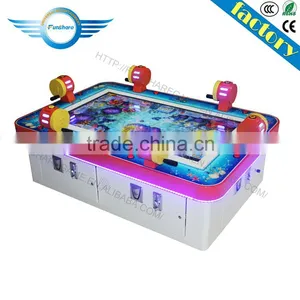 Funshare 6 Players Coin Operated Arcade Fishing Game Machine Fish Hunter With Rocker Bar thumbnail-4