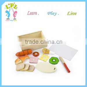 Nursery School Toys Kids Play Kitchen Fake Food Dinner for Education thumbnail-4