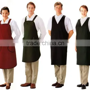 HOT Selled Unisex Resturant Chef and Waiter Apron Uniform thumbnail-1