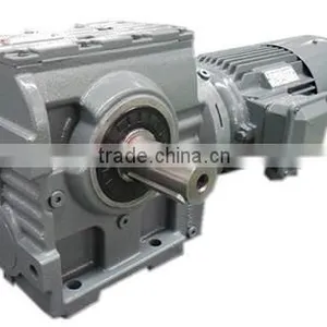 China Manufacturer Guomao S Series Helical Worm Ratio Reduction Gear Box for Cement Mill thumbnail-2
